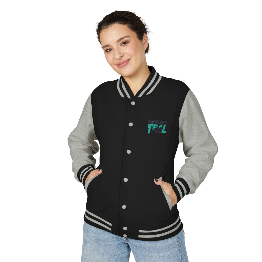 Teal Heart Letterman Jacket, Unisex Varsity Jacket for Sports Fans, Stylish College Apparel, Perfect Gift for Graduates, Casual [...]