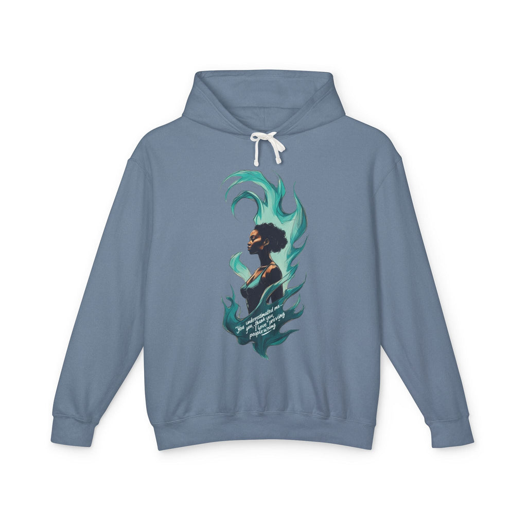 Bohemian Chic Unisex Lightweight Hooded Sweatshirt, Stylish Gift for Her, Art-Inspired Hoodie, Cozy Casual Wear, Unique Layering Piece Printify