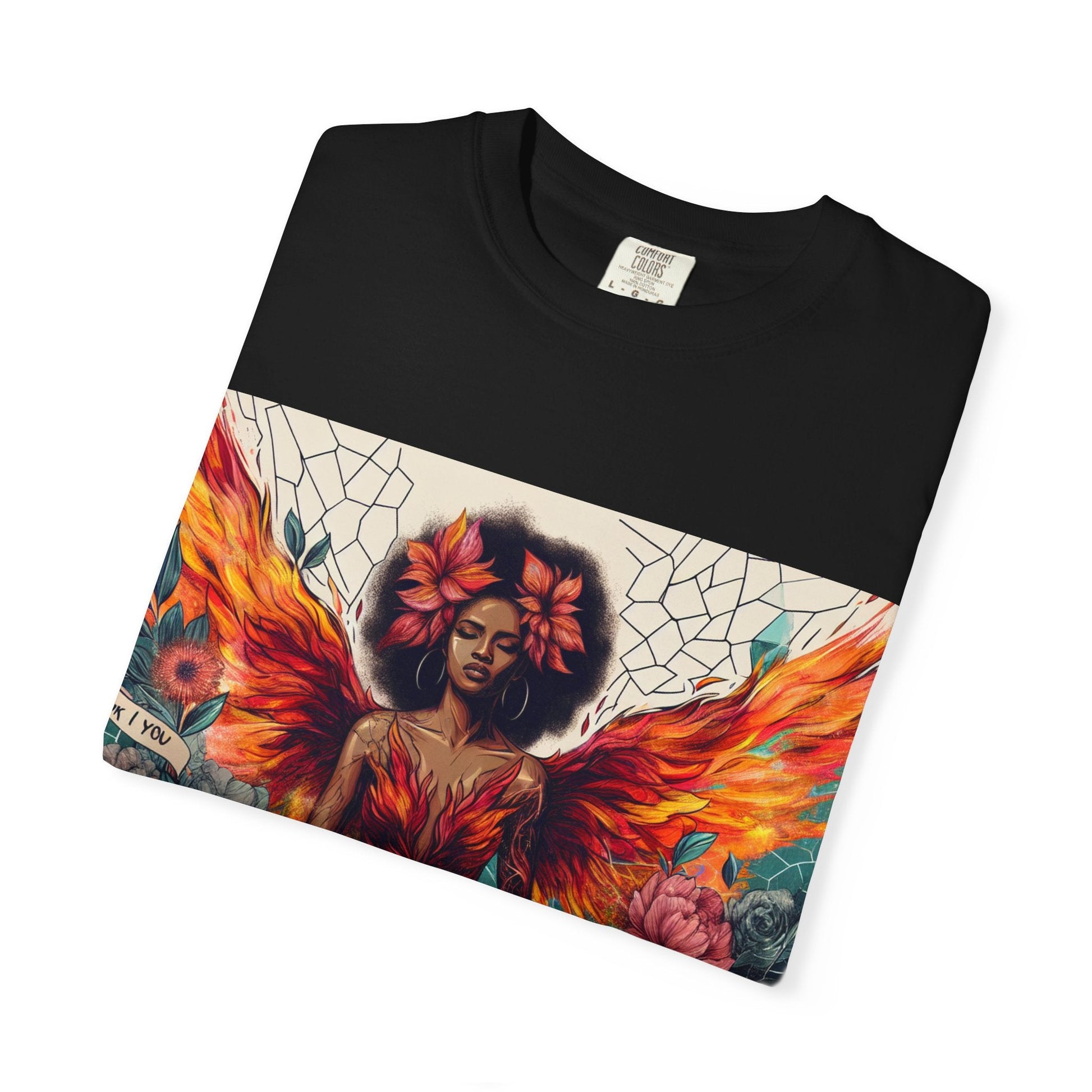 Vibrant Empowerment T-Shirt, Artistic Tee for Feminists, Gift for Her, Boho Style Shirt, Festival Apparel, Unisex Graphic T-Shirt Printify