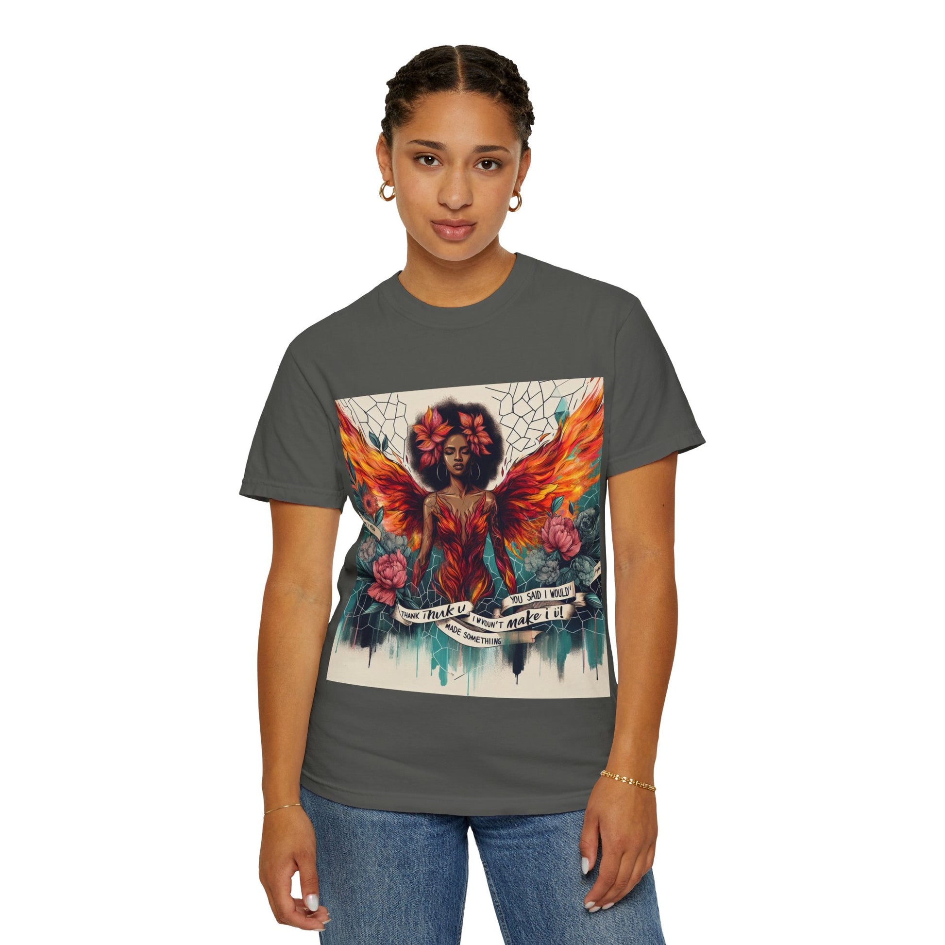 Vibrant Empowerment T-Shirt, Artistic Tee for Feminists, Gift for Her, Boho Style Shirt, Festival Apparel, Unisex Graphic T-Shirt Printify