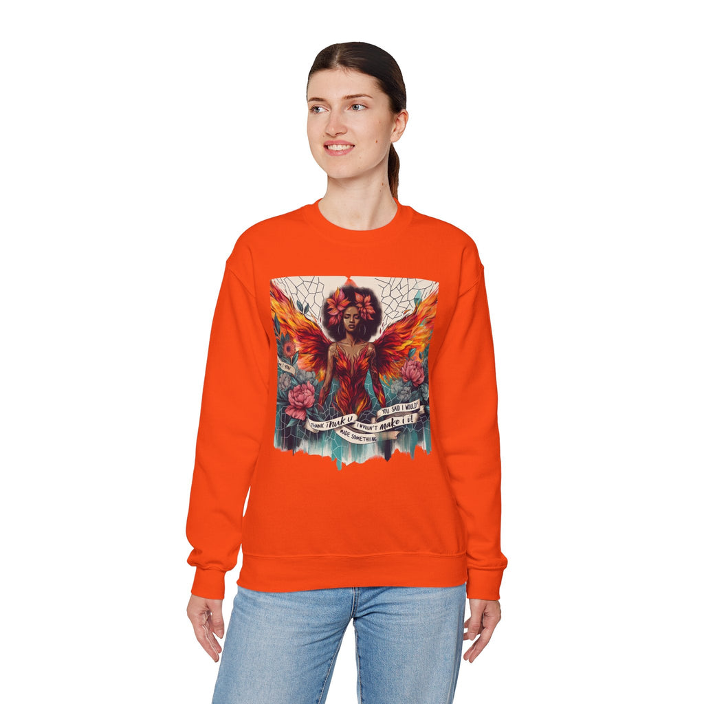 Artistic Phoenix Crewneck Sweatshirt - Cozy Unisex Apparel, Perfect for Casual Wear, Gift for Art Lovers, Birthday, Warmth & Style Printify