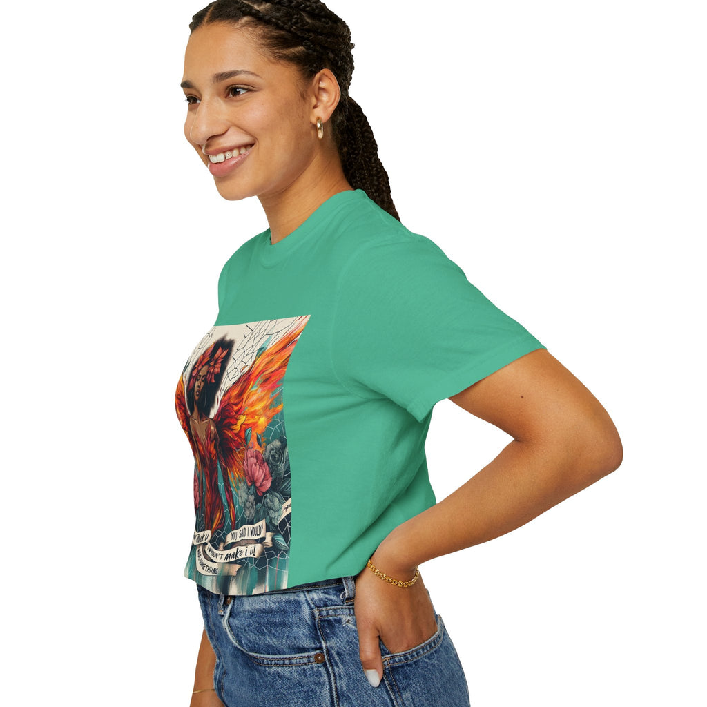 Vibrant Empowerment T-Shirt, Artistic Tee for Feminists, Gift for Her, Boho Style Shirt, Festival Apparel, Unisex Graphic T-Shirt Printify