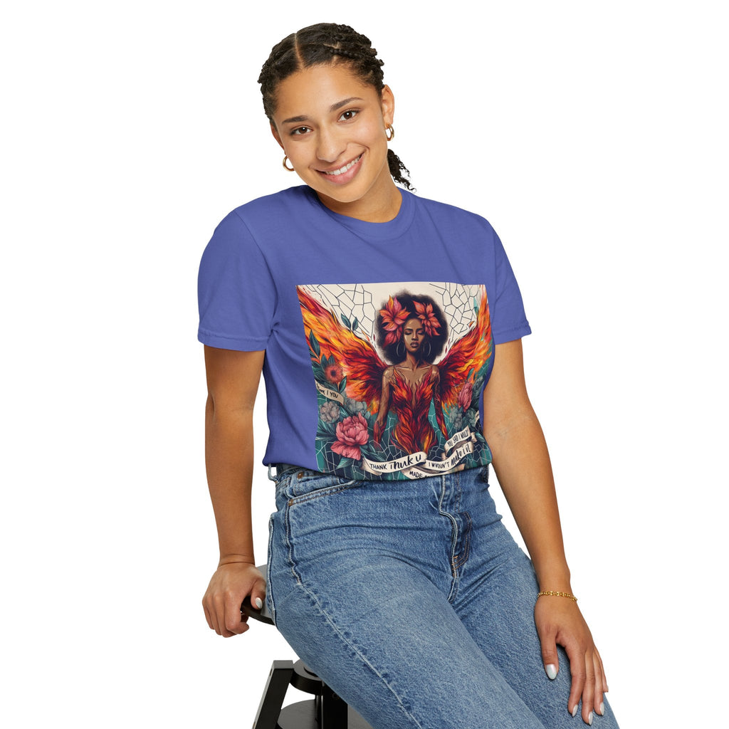 Vibrant Empowerment T-Shirt, Artistic Tee for Feminists, Gift for Her, Boho Style Shirt, Festival Apparel, Unisex Graphic T-Shirt Printify