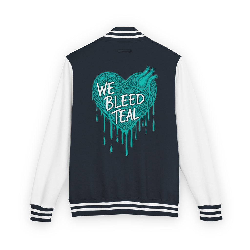 Teal Heart Letterman Jacket, Unisex Varsity Jacket for Sports Fans, Stylish College Apparel, Perfect Gift for Graduates, Casual [...]