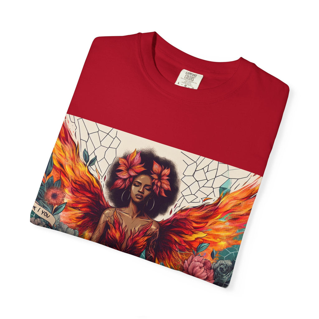 Vibrant Empowerment T-Shirt, Artistic Tee for Feminists, Gift for Her, Boho Style Shirt, Festival Apparel, Unisex Graphic T-Shirt Printify