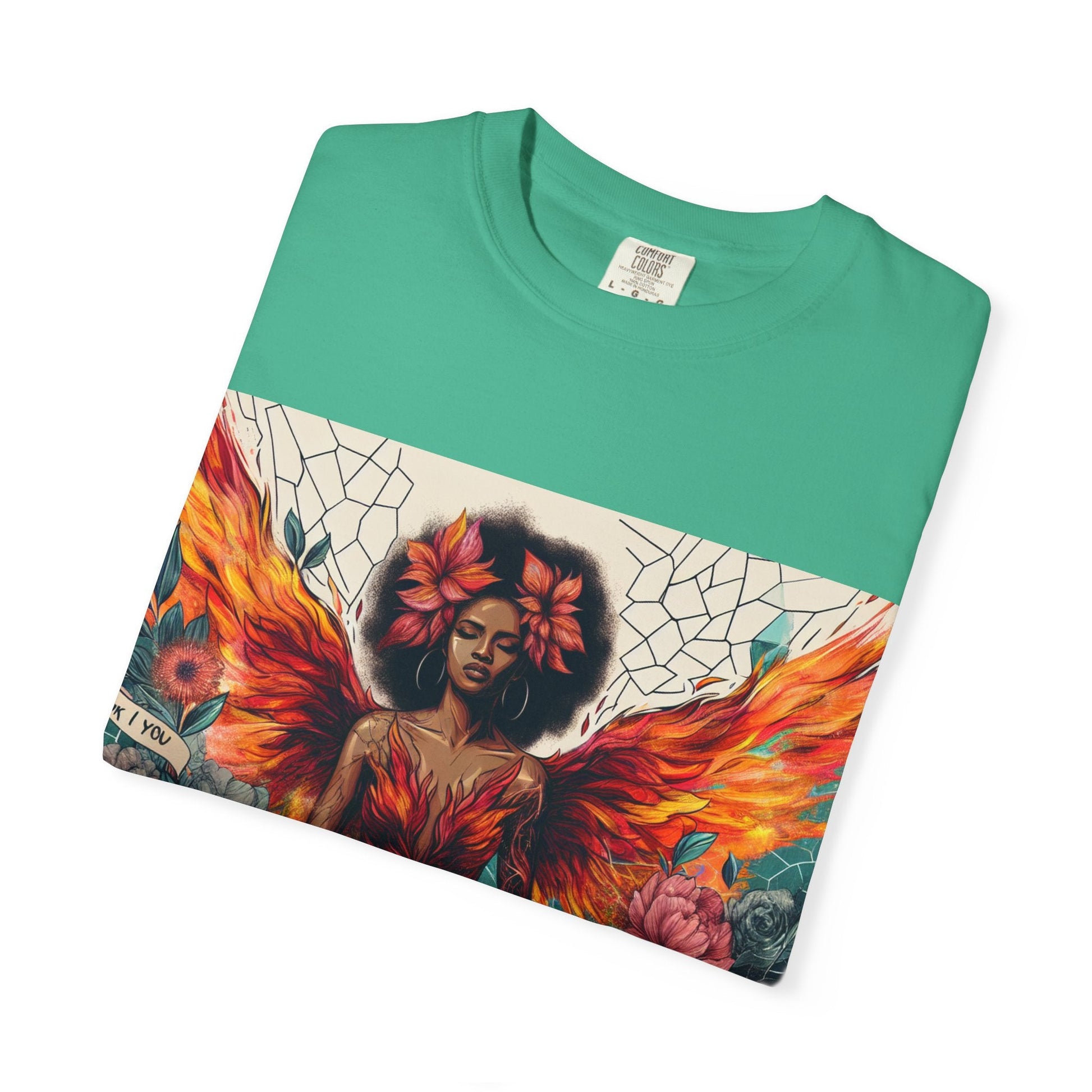 Vibrant Empowerment T-Shirt, Artistic Tee for Feminists, Gift for Her, Boho Style Shirt, Festival Apparel, Unisex Graphic T-Shirt Printify