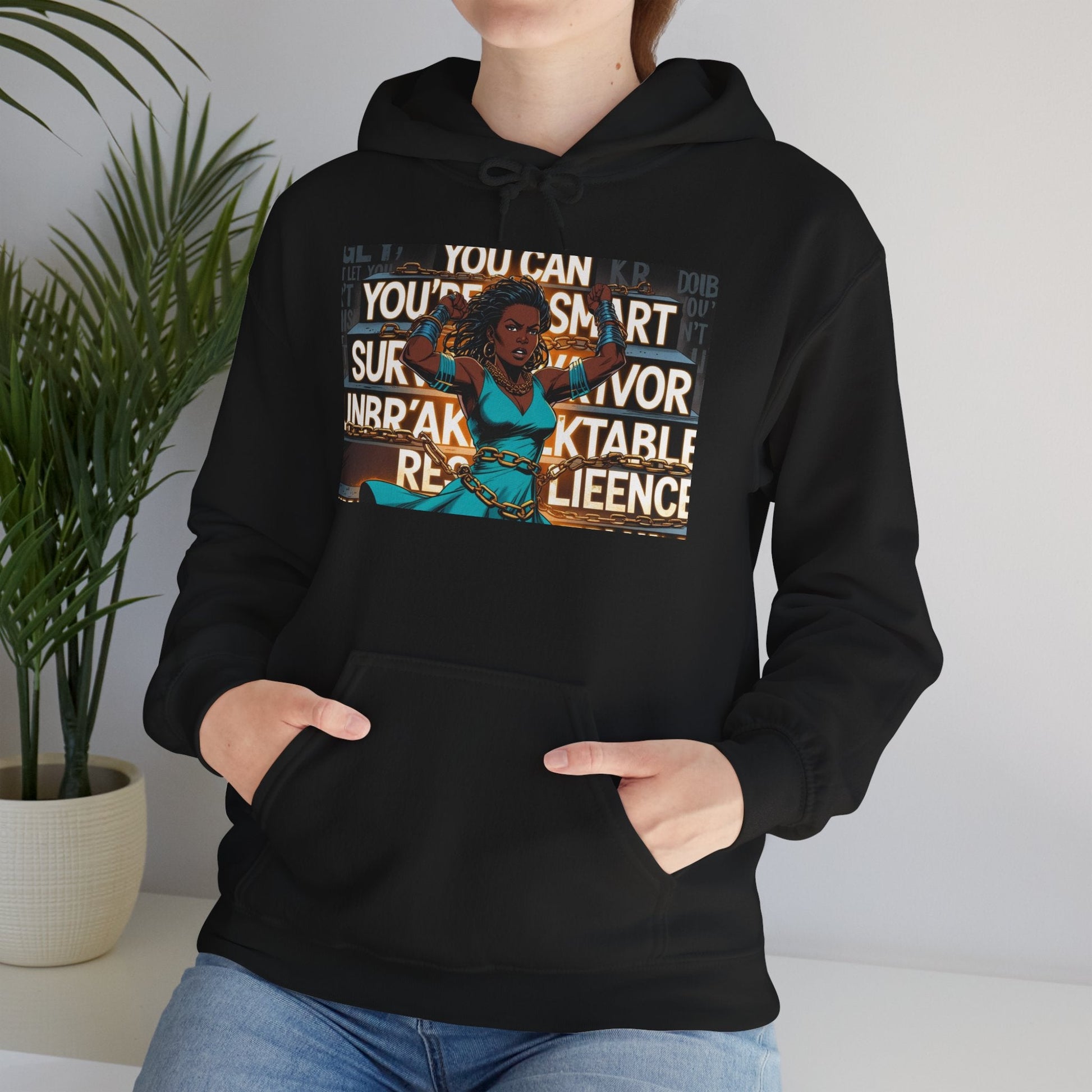 Inspirational Hooded Sweatshirt, Motivational Hoodie, Unisex Sweatshirt, Comfortable Streetwear, Gift for Inspiration Printify
