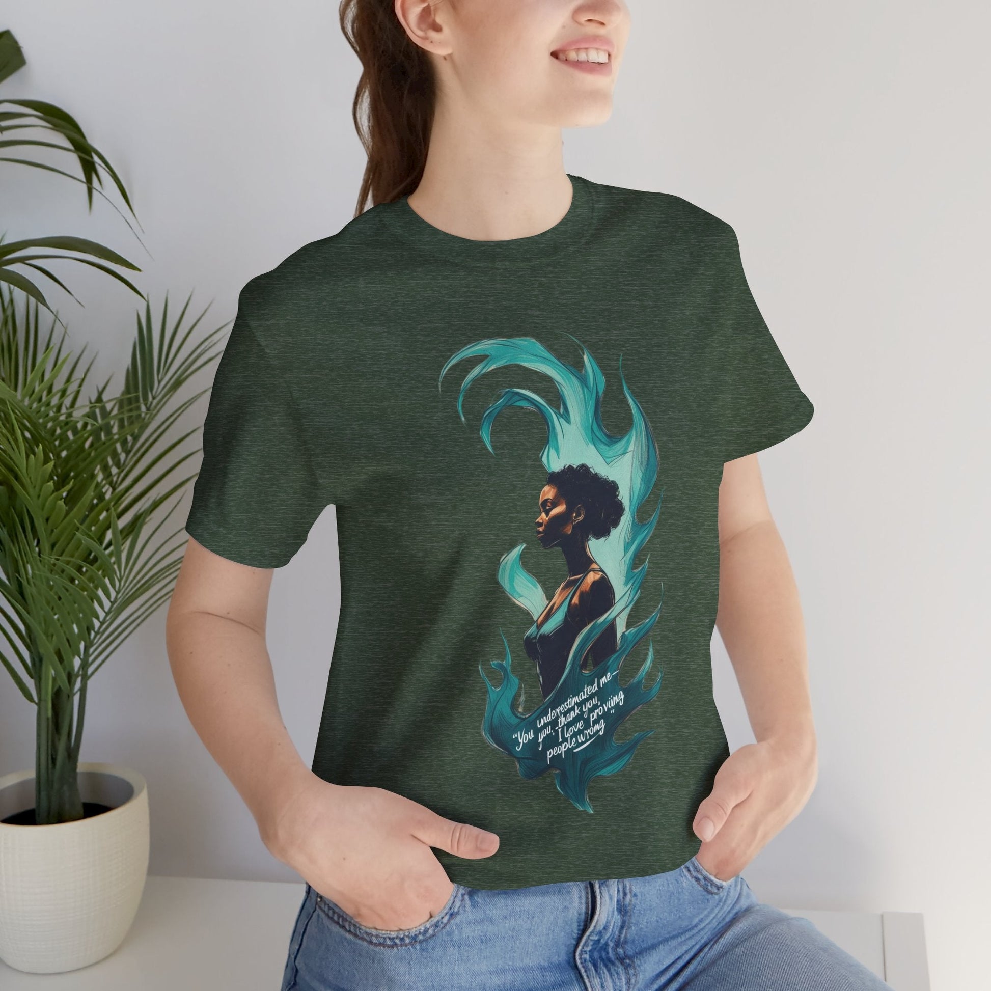 Fierce Goddess Graphic Tee | Unisex Short Sleeve T-Shirt, Artsy Apparel, Gift for Her, Statement Shirt, Casual Wear, Boho Style Printify