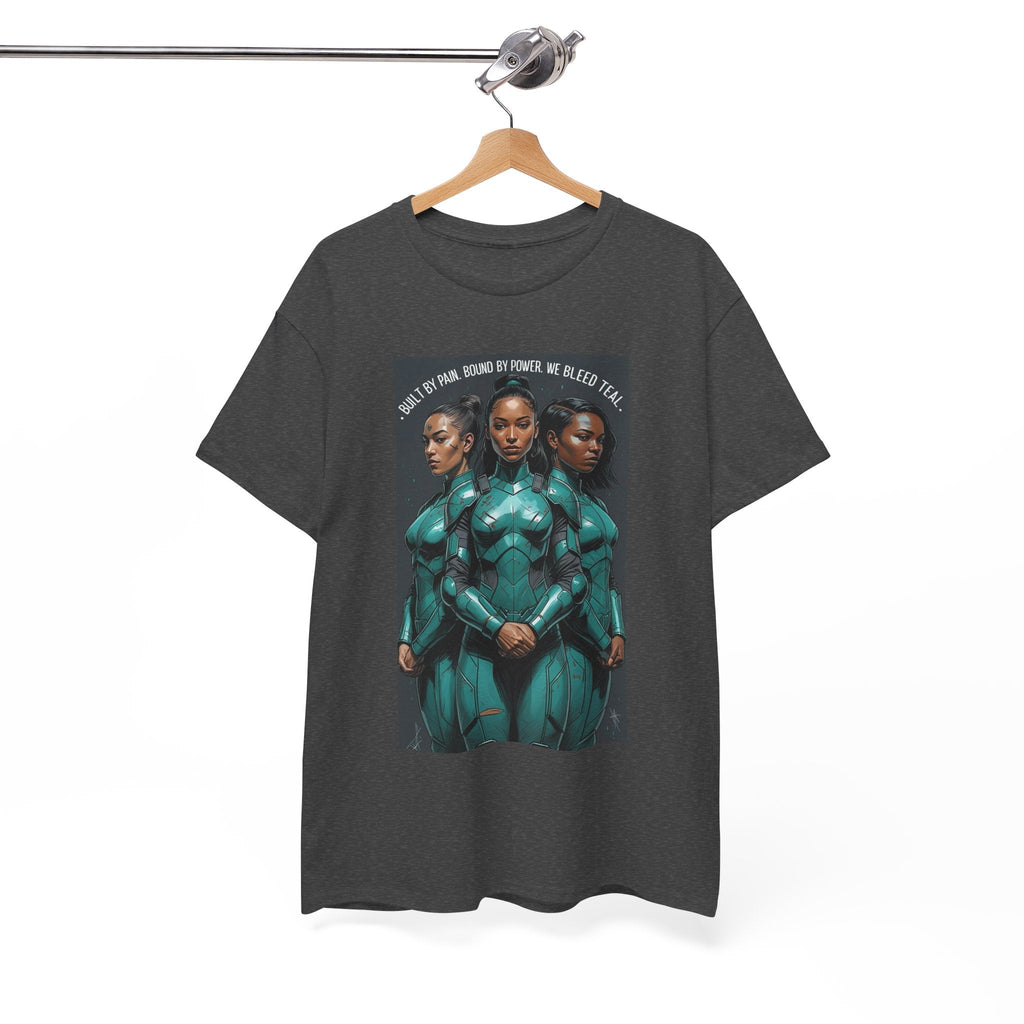 Futuristic Triple Goddess Tee, Graphic T-Shirt, Unisex Cotton Shirt, Casual Wear, Perfect Gift for Sci-Fi Fans, Everyday Style Printify