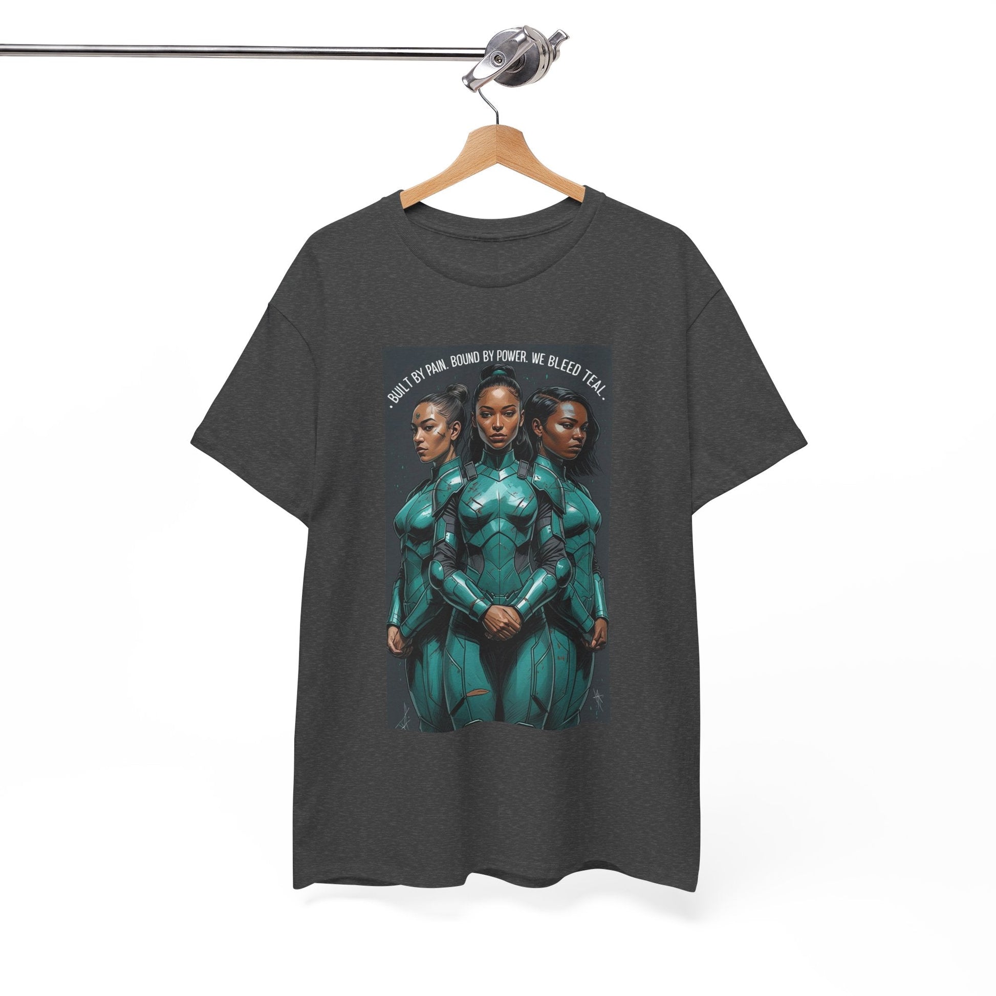 Futuristic Triple Goddess Tee, Graphic T-Shirt, Unisex Cotton Shirt, Casual Wear, Perfect Gift for Sci-Fi Fans, Everyday Style Printify