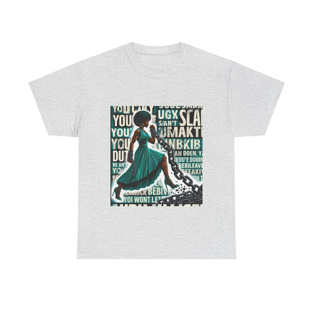 Empowering Afrocentric Unisex Tee, Motivational T-Shirt, Gift for Her, Black History, Fashion Statement, Casual Wear Printify
