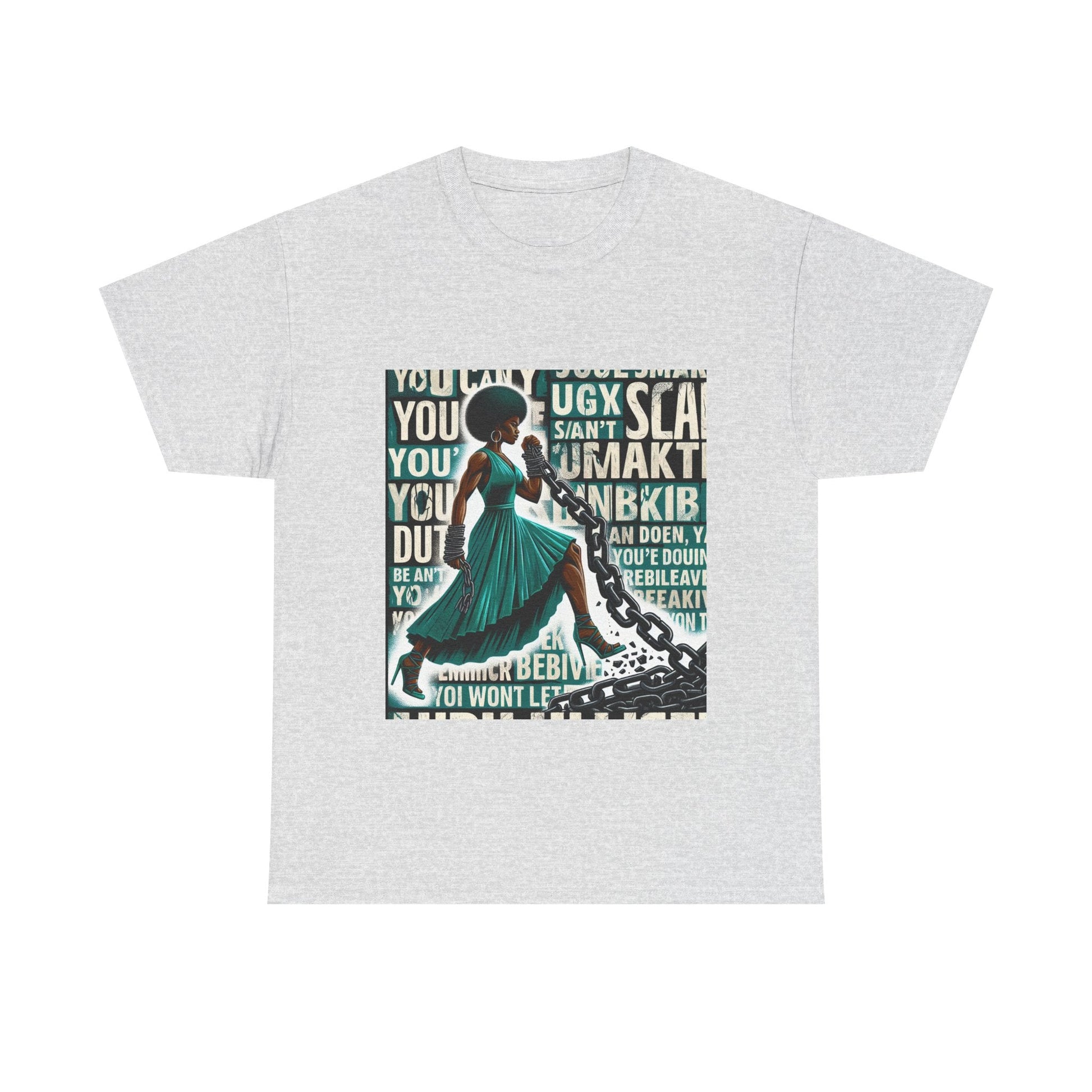 Empowering Afrocentric Unisex Tee, Motivational T-Shirt, Gift for Her, Black History, Fashion Statement, Casual Wear Printify