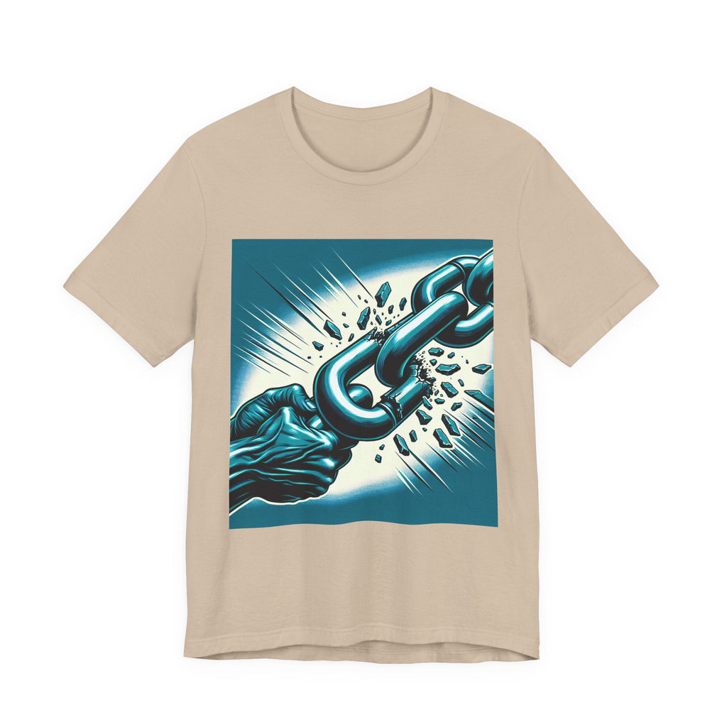 Breaking Free Graphic Tee, Unisex Short Sleeve Shirt, Motivational T-Shirt, Liberation Celebration Wear, Casual Empowerment Apparel