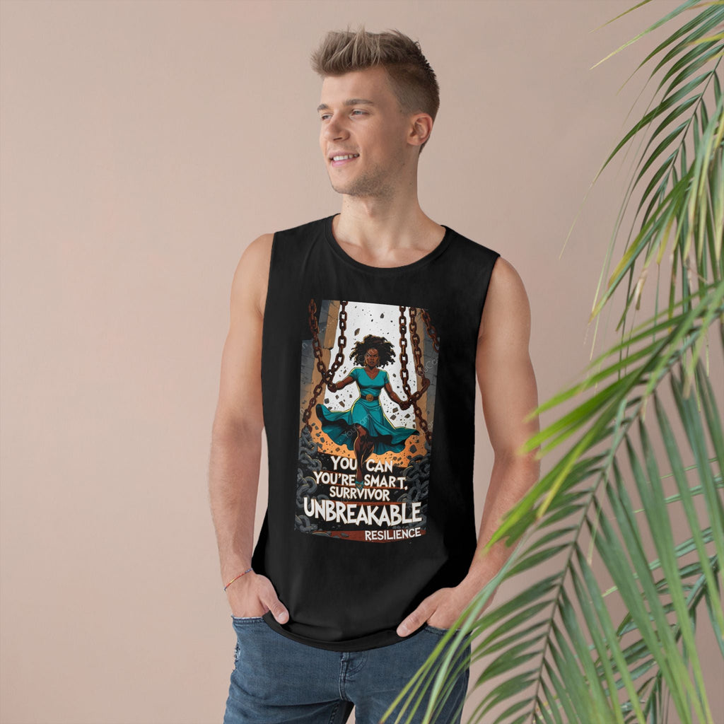 Unisex Inspirational Tank Top, Empowering Survivor Shirt, Unbreakable Resilience Tee, Motivational Workout Top, Perfect for Self-Care [...]