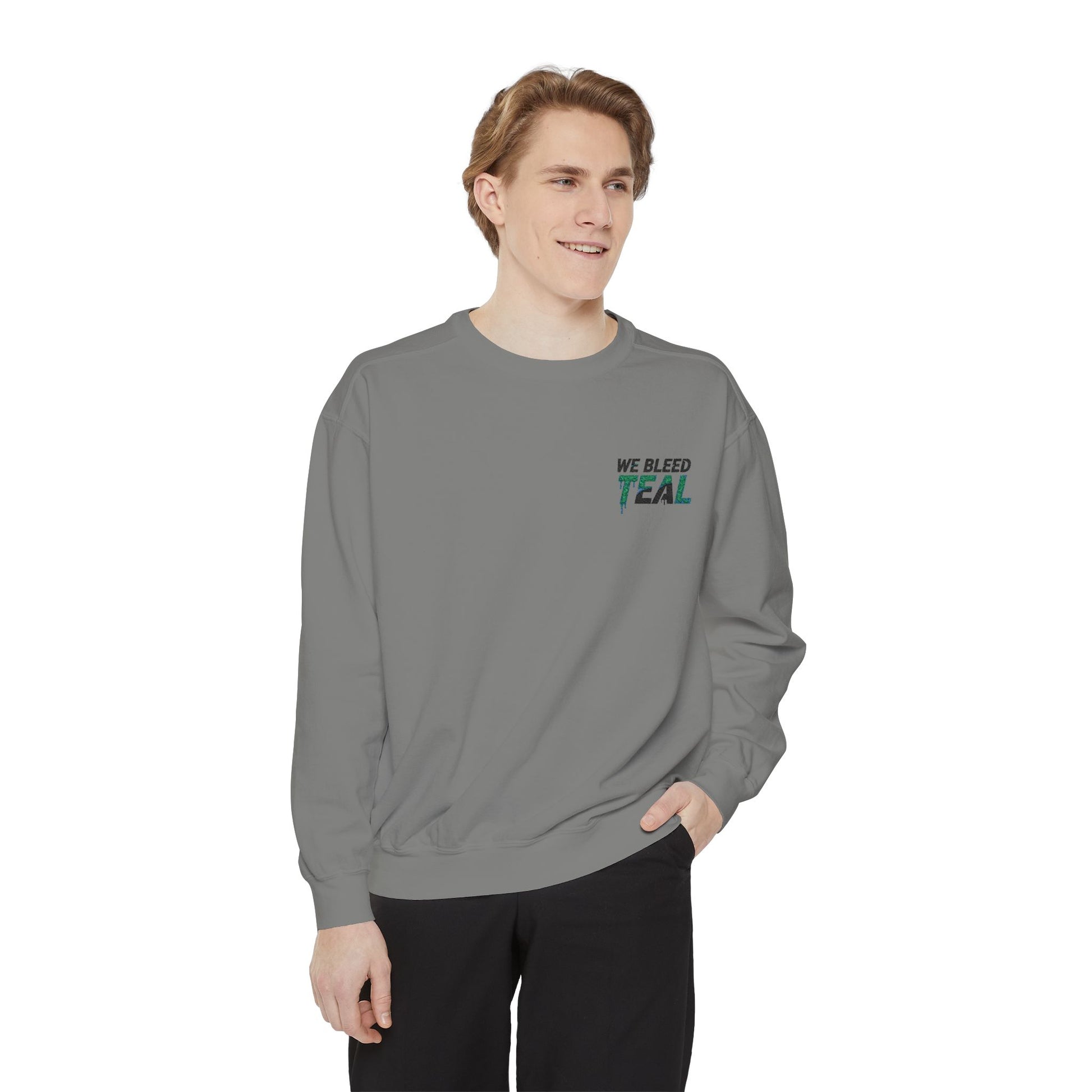Unisex Garment-Dyed Sweatshirt, Soft Casual Wear, Cozy Street Style, Perfect Gift, Relaxed Fit for Any Occasion