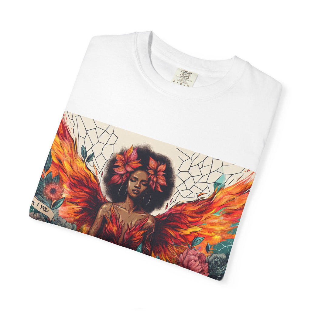 Vibrant Empowerment T-Shirt, Artistic Tee for Feminists, Gift for Her, Boho Style Shirt, Festival Apparel, Unisex Graphic T-Shirt Printify