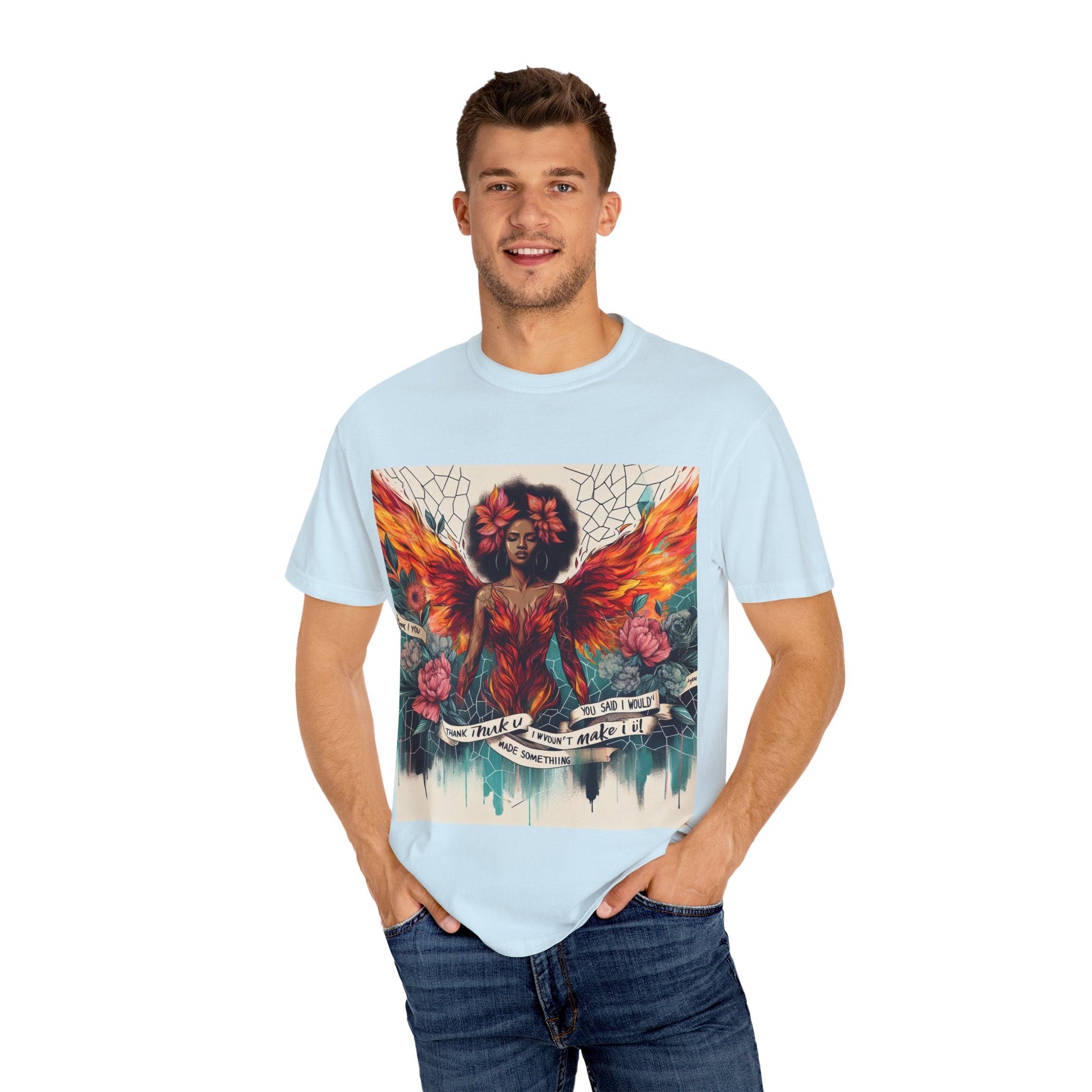 Vibrant Empowerment T-Shirt, Artistic Tee for Feminists, Gift for Her, Boho Style Shirt, Festival Apparel, Unisex Graphic T-Shirt Printify