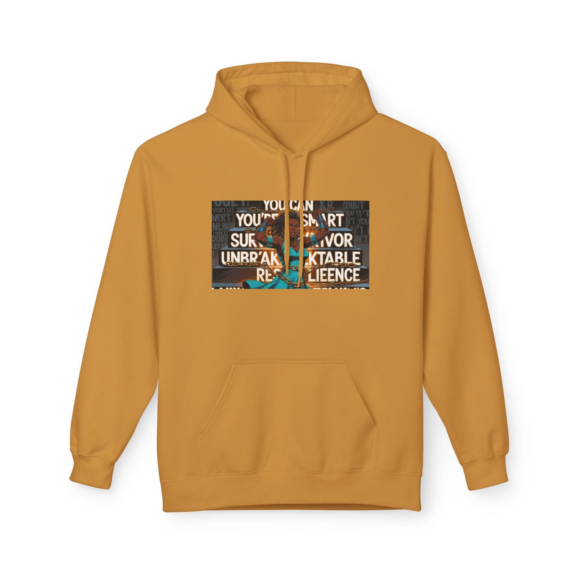 Inspirational Quote Hoodie, Motivational Sweatshirt for Men and Women, Cozy Fleece Pullover, Unique Gift Idea, Casual Wear for [...] Printify