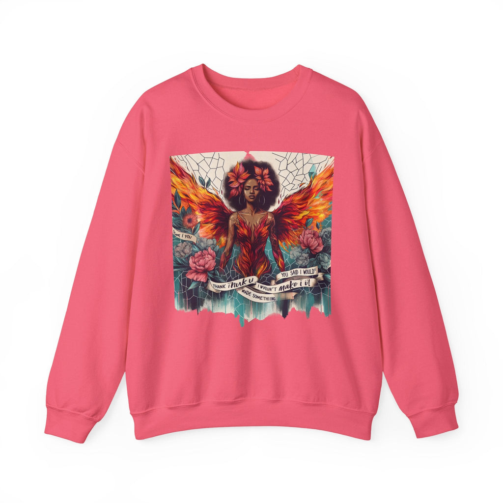 Artistic Phoenix Crewneck Sweatshirt - Cozy Unisex Apparel, Perfect for Casual Wear, Gift for Art Lovers, Birthday, Warmth & Style Printify