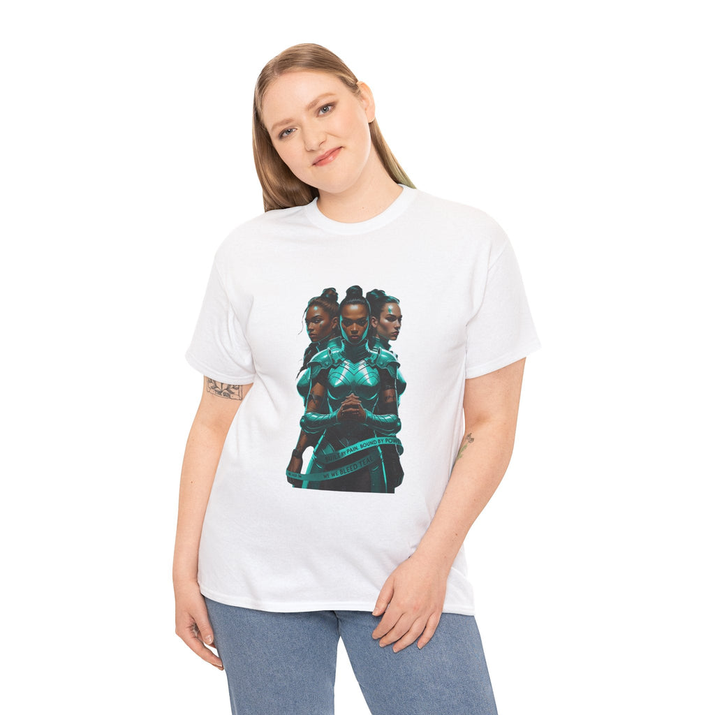 Empowered Elegance Unisex Heavy Cotton Tee, Graphic Tee, Casual Fashion, Gift for Her, Anime Inspired, Wearable Art, Streetwear Printify