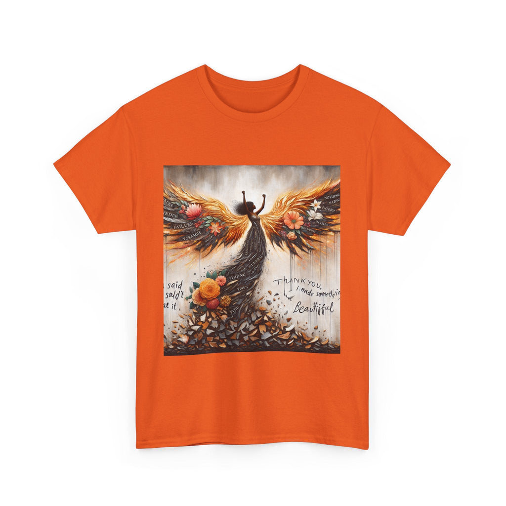 Beautiful In Every Way Unisex Heavy Cotton Tee, Inspirational Art Shirt, Self-Love Gift, Motivational Tee, Fashionable Everyday Wear Printify