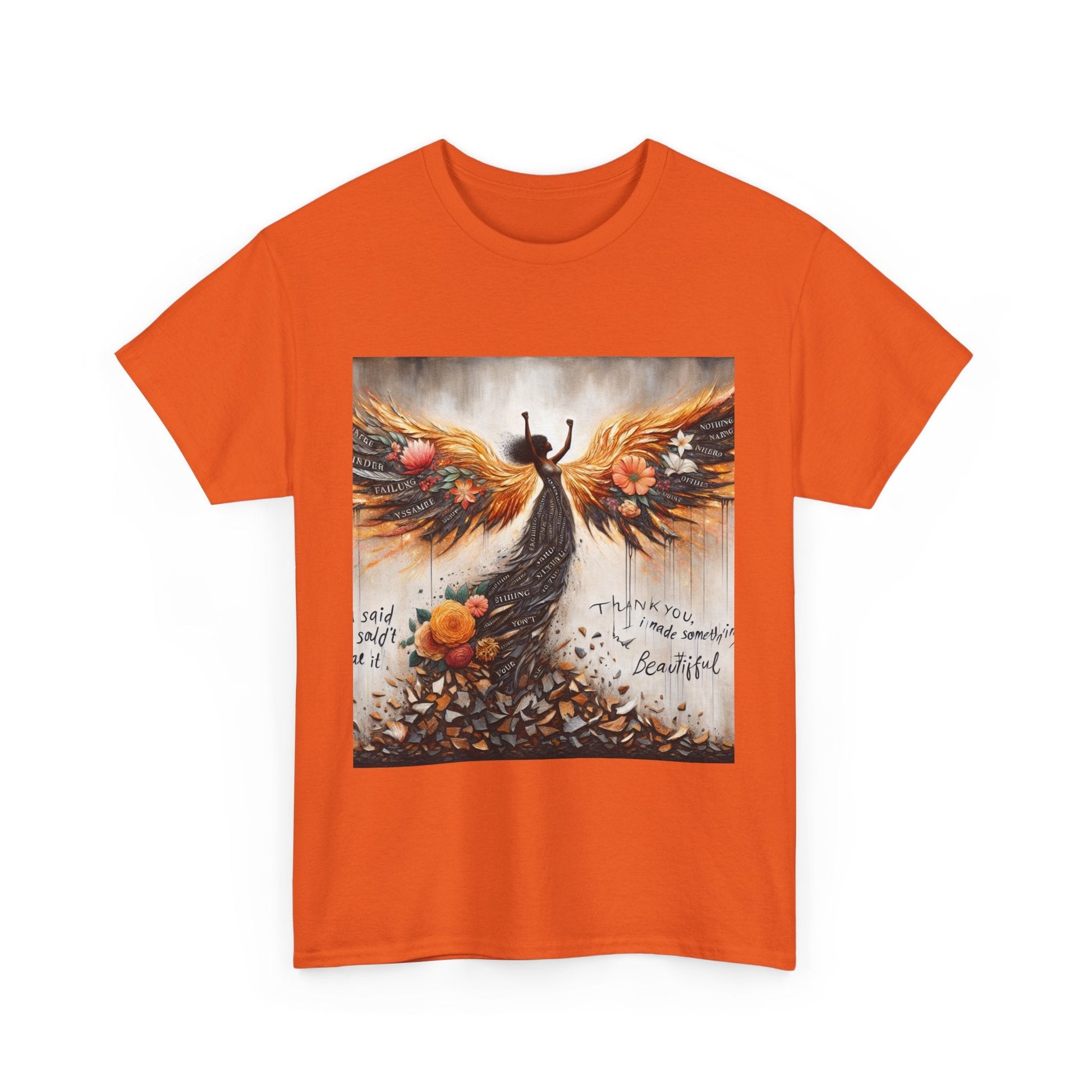 Beautiful In Every Way Unisex Heavy Cotton Tee, Inspirational Art Shirt, Self-Love Gift, Motivational Tee, Fashionable Everyday Wear Printify