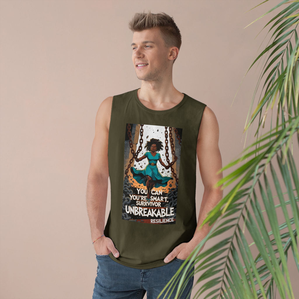 Unisex Inspirational Tank Top, Empowering Survivor Shirt, Unbreakable Resilience Tee, Motivational Workout Top, Perfect for Self-Care [...]
