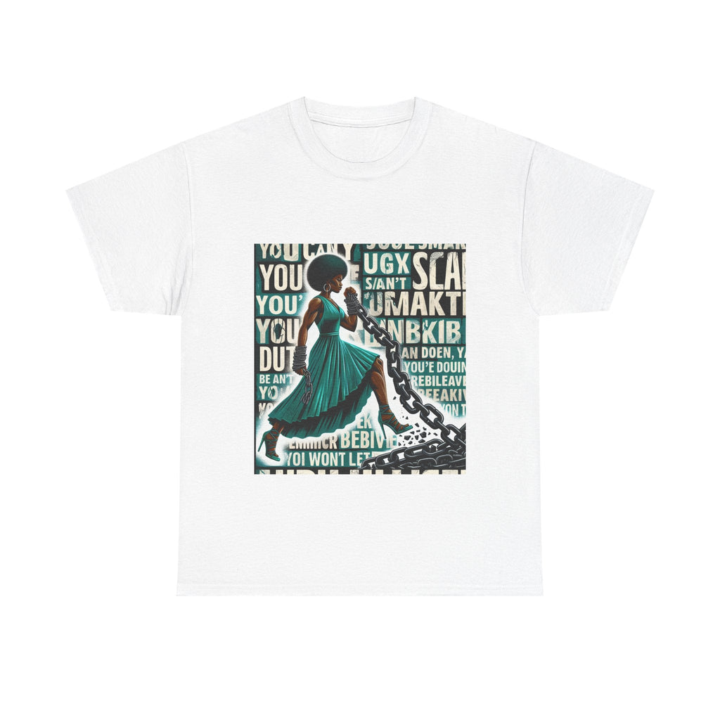 Empowering Afrocentric Unisex Tee, Motivational T-Shirt, Gift for Her, Black History, Fashion Statement, Casual Wear Printify