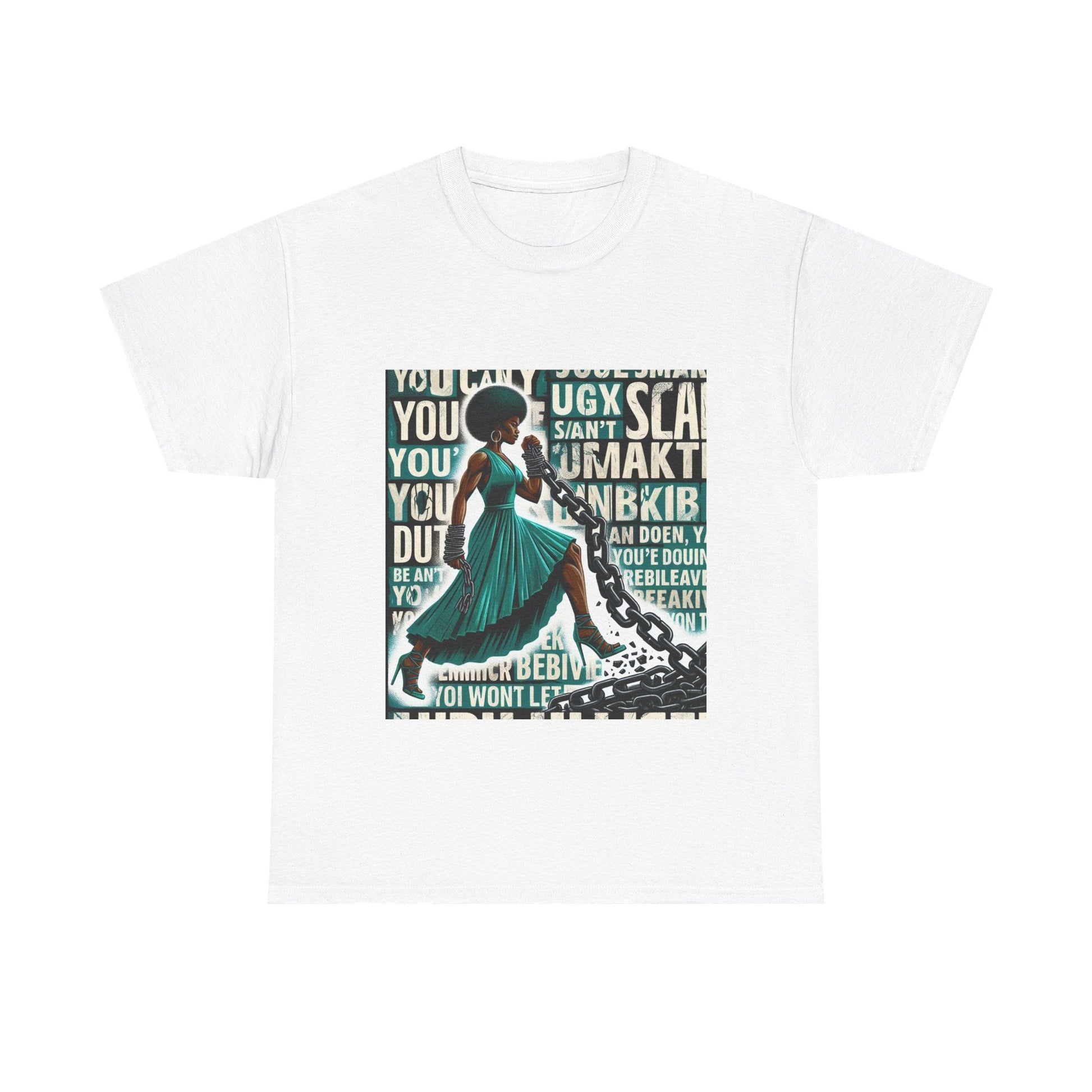 Empowering Afrocentric Unisex Tee, Motivational T-Shirt, Gift for Her, Black History, Fashion Statement, Casual Wear Printify