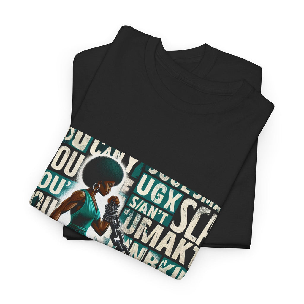 Empowering Afrocentric Unisex Tee, Motivational T-Shirt, Gift for Her, Black History, Fashion Statement, Casual Wear Printify