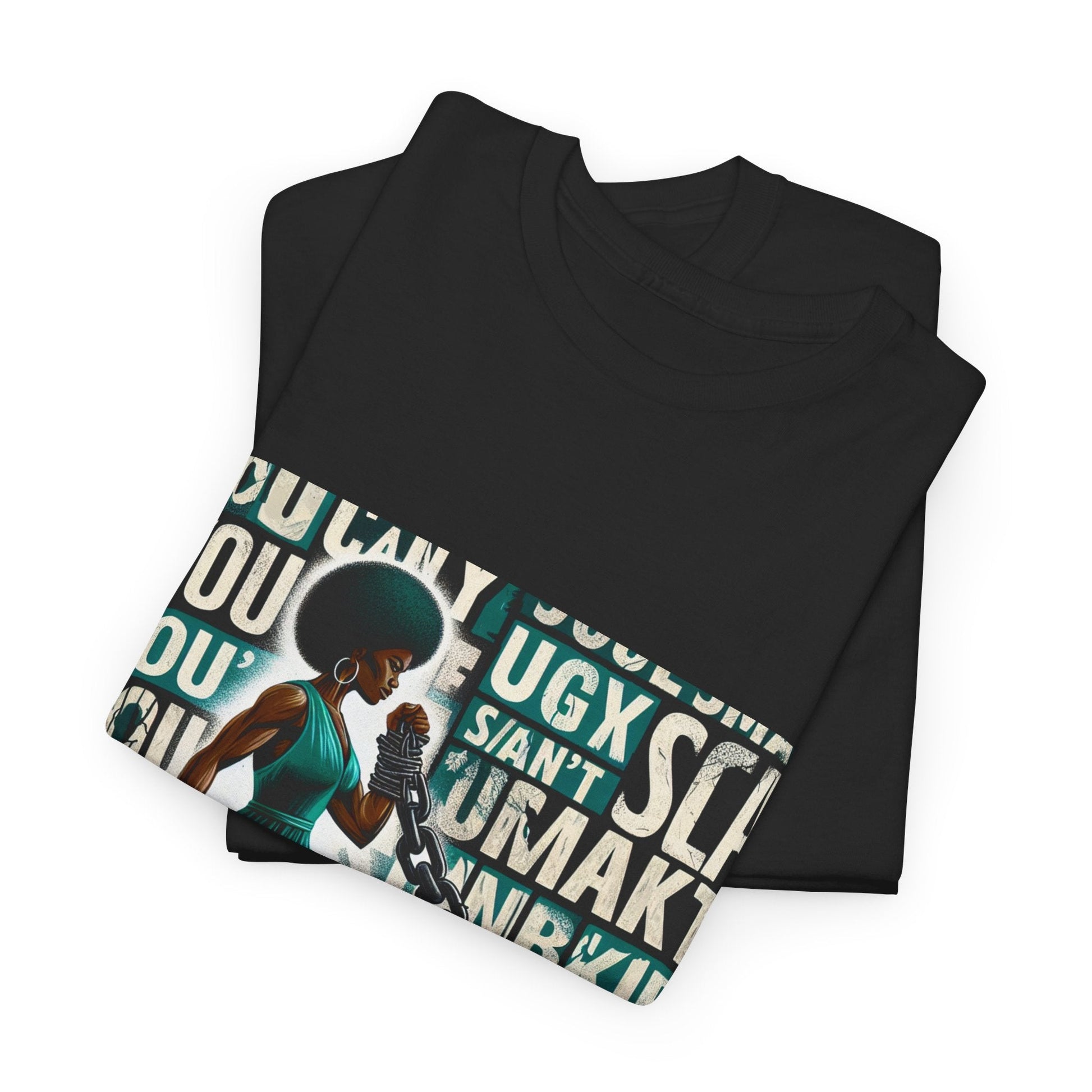Empowering Afrocentric Unisex Tee, Motivational T-Shirt, Gift for Her, Black History, Fashion Statement, Casual Wear Printify