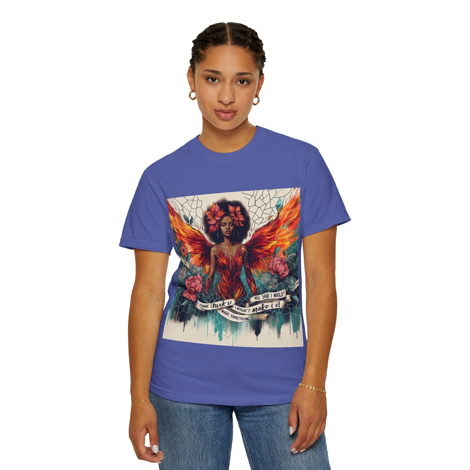 Vibrant Empowerment T-Shirt, Artistic Tee for Feminists, Gift for Her, Boho Style Shirt, Festival Apparel, Unisex Graphic T-Shirt Printify