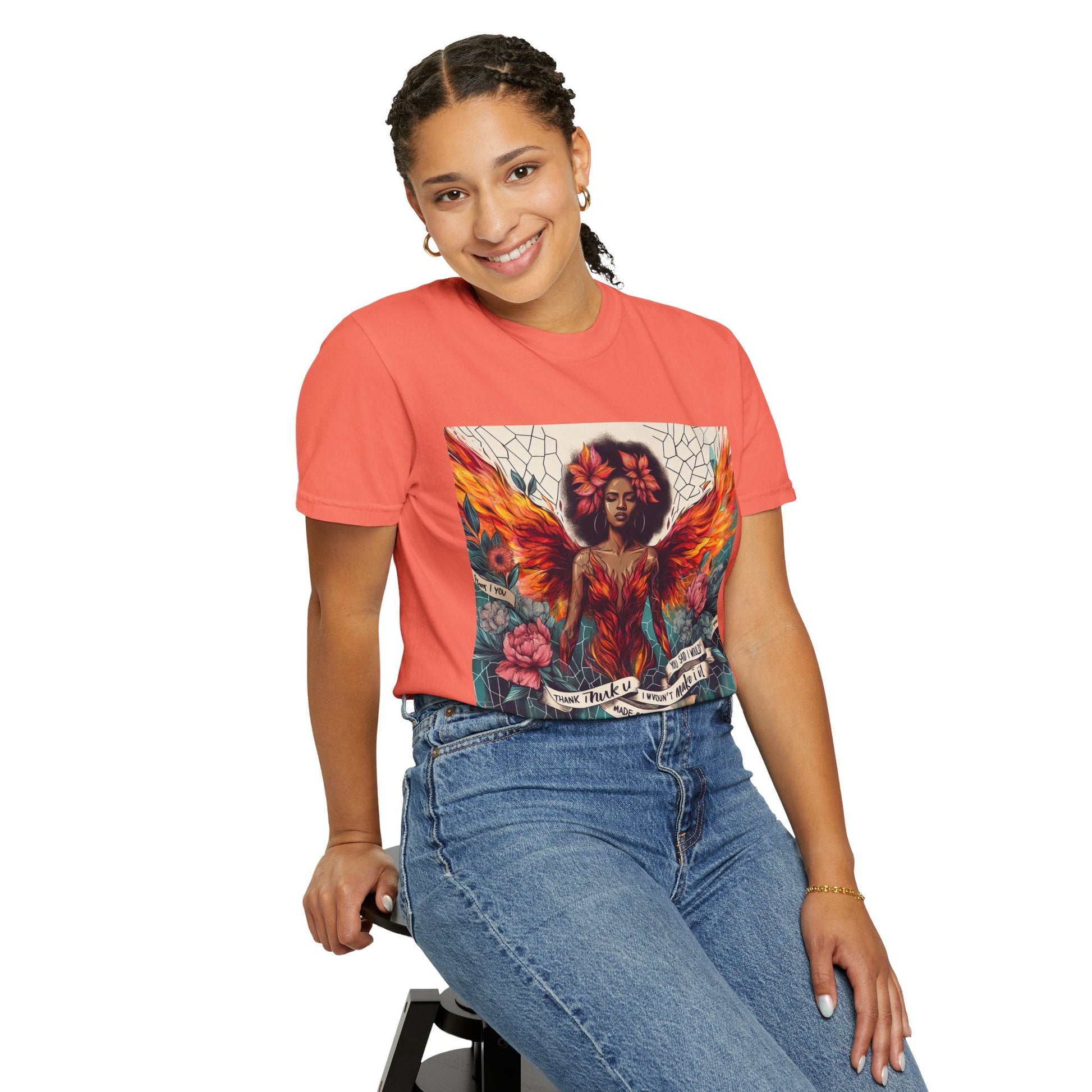 Vibrant Empowerment T-Shirt, Artistic Tee for Feminists, Gift for Her, Boho Style Shirt, Festival Apparel, Unisex Graphic T-Shirt Printify