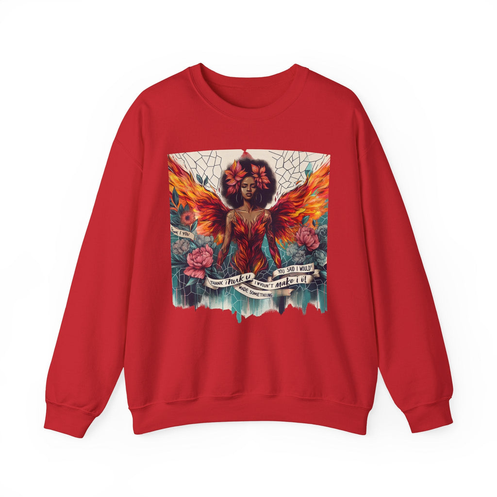 Artistic Phoenix Crewneck Sweatshirt - Cozy Unisex Apparel, Perfect for Casual Wear, Gift for Art Lovers, Birthday, Warmth & Style Printify