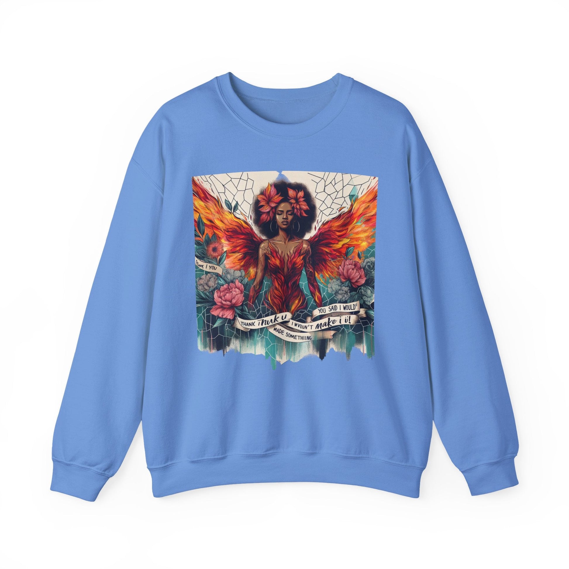 Artistic Phoenix Crewneck Sweatshirt - Cozy Unisex Apparel, Perfect for Casual Wear, Gift for Art Lovers, Birthday, Warmth & Style Printify