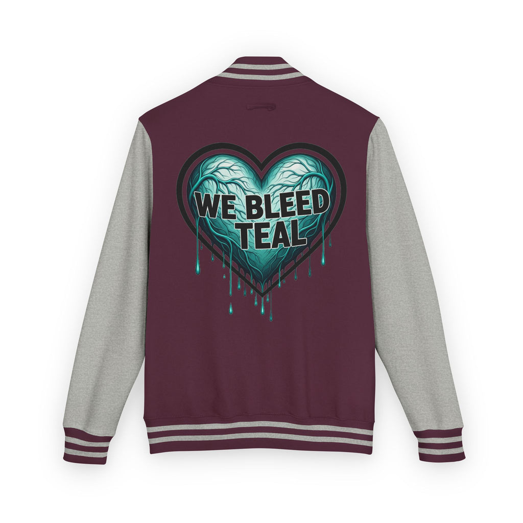 Unisex Heavyweight Letterman Jacket, Retro Style Jacket, Casual Wear, Team Spirit Jacket, Unique Gift for Sports Lovers