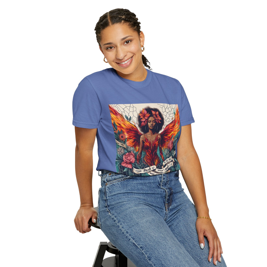 Vibrant Empowerment T-Shirt, Artistic Tee for Feminists, Gift for Her, Boho Style Shirt, Festival Apparel, Unisex Graphic T-Shirt Printify