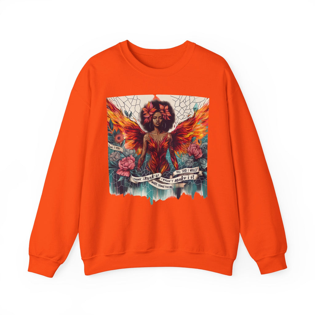Artistic Phoenix Crewneck Sweatshirt - Cozy Unisex Apparel, Perfect for Casual Wear, Gift for Art Lovers, Birthday, Warmth & Style Printify