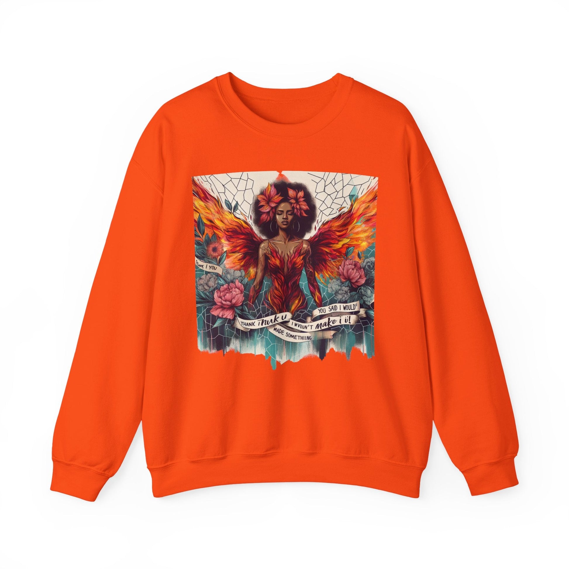 Artistic Phoenix Crewneck Sweatshirt - Cozy Unisex Apparel, Perfect for Casual Wear, Gift for Art Lovers, Birthday, Warmth & Style Printify