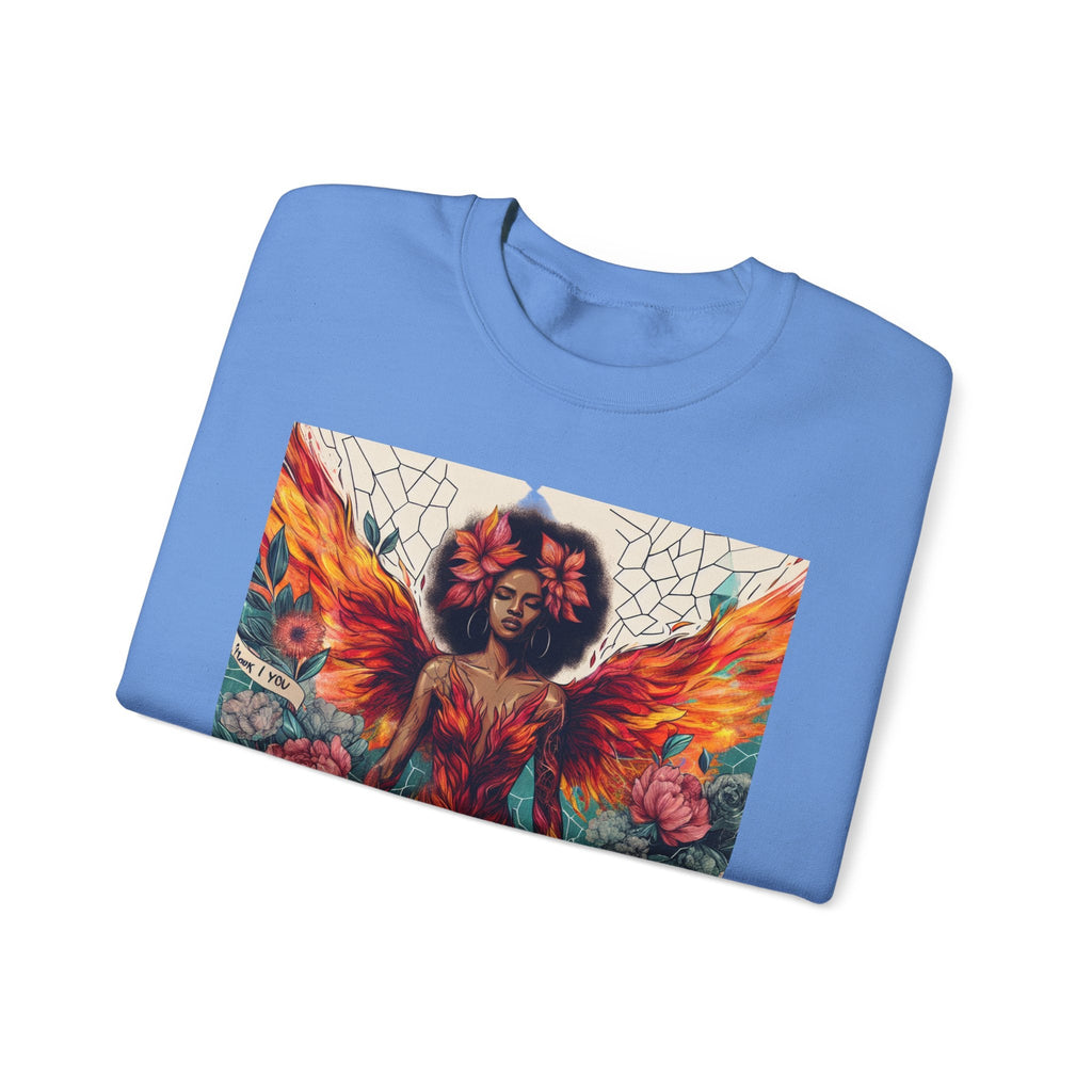 Artistic Phoenix Crewneck Sweatshirt - Cozy Unisex Apparel, Perfect for Casual Wear, Gift for Art Lovers, Birthday, Warmth & Style Printify