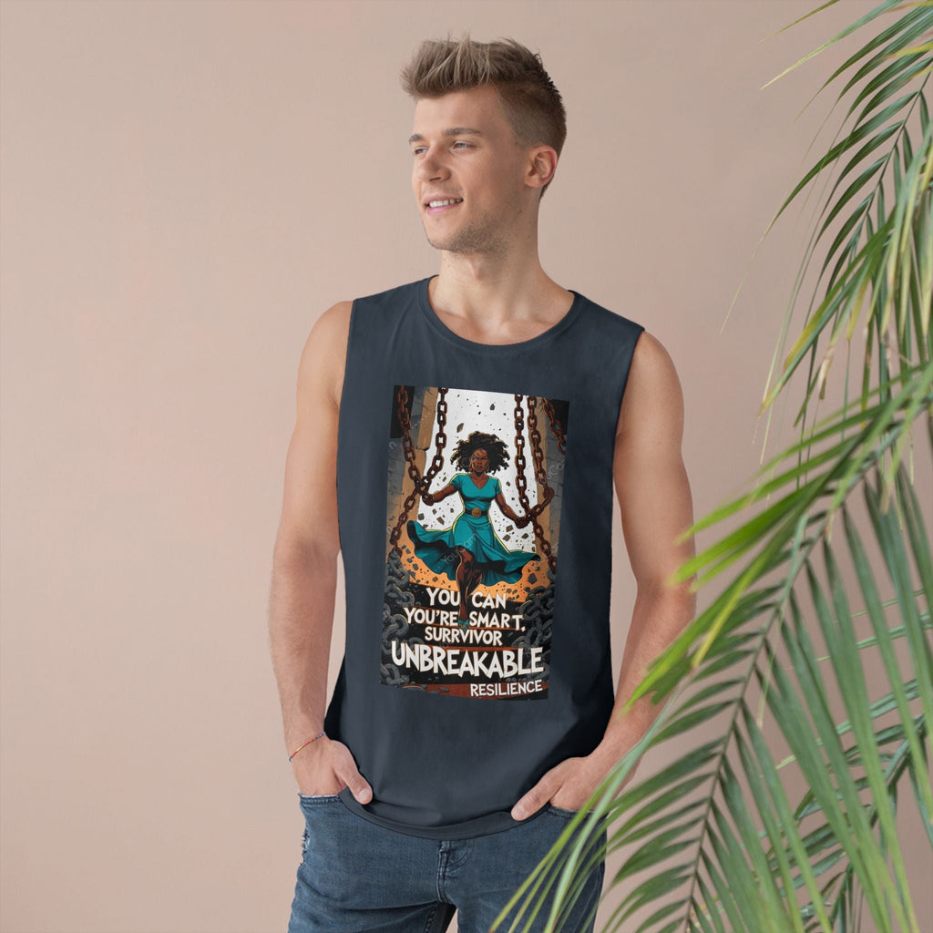 Unisex Inspirational Tank Top, Empowering Survivor Shirt, Unbreakable Resilience Tee, Motivational Workout Top, Perfect for Self-Care [...]
