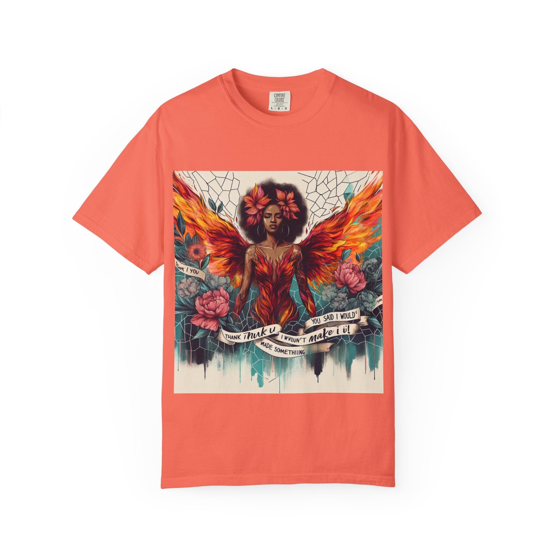 Vibrant Empowerment T-Shirt, Artistic Tee for Feminists, Gift for Her, Boho Style Shirt, Festival Apparel, Unisex Graphic T-Shirt Printify