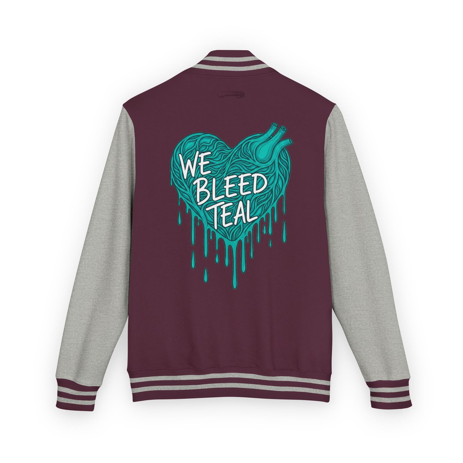 Teal Heart Letterman Jacket, Unisex Varsity Jacket for Sports Fans, Stylish College Apparel, Perfect Gift for Graduates, Casual [...]