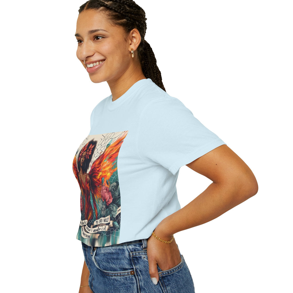 Vibrant Empowerment T-Shirt, Artistic Tee for Feminists, Gift for Her, Boho Style Shirt, Festival Apparel, Unisex Graphic T-Shirt Printify