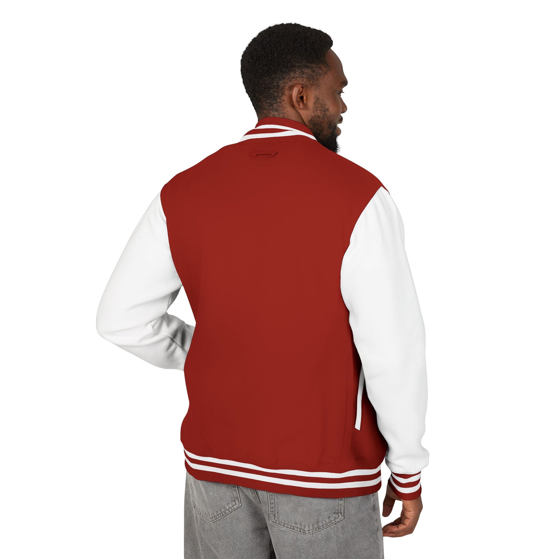 Trendy Unisex Heavyweight Letterman Jacket, Stylish Athletic Outerwear, Retro Varsity Fashion, Casual Jacket, Perfect for Events
