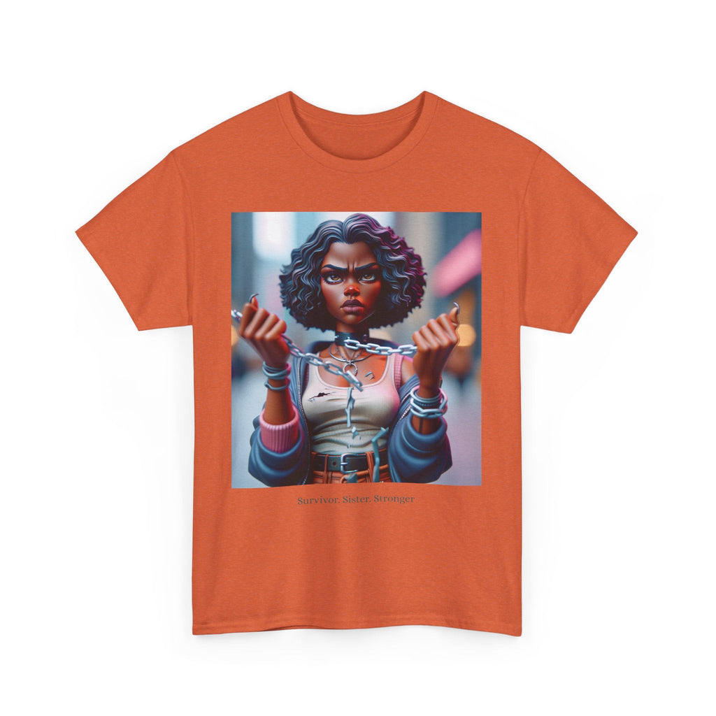 Unisex Cotton Graphic Tee, Empowering Art Shirt, Streetwear, Casual Apparel, Gift for Friends, Statement Fashion