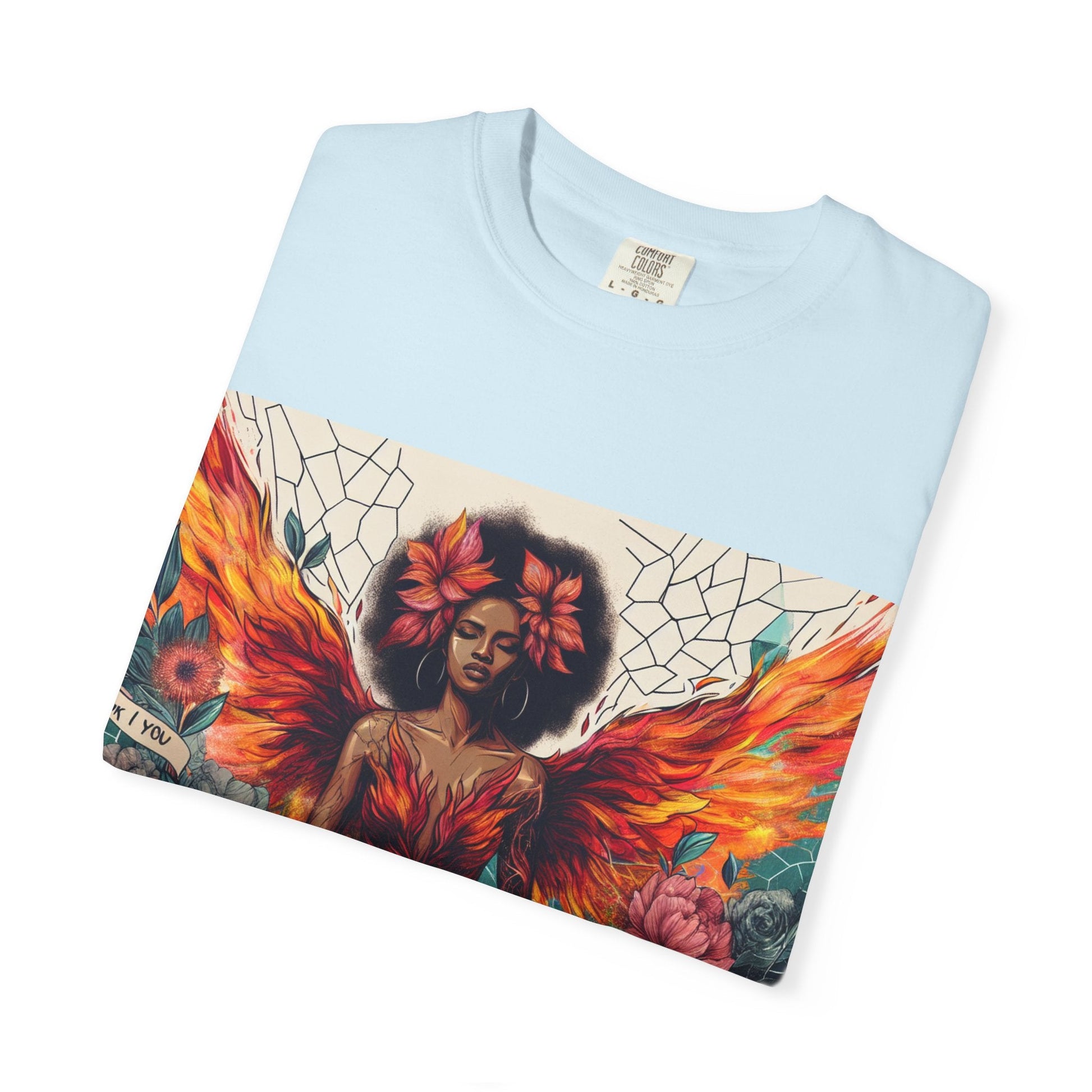 Vibrant Empowerment T-Shirt, Artistic Tee for Feminists, Gift for Her, Boho Style Shirt, Festival Apparel, Unisex Graphic T-Shirt Printify