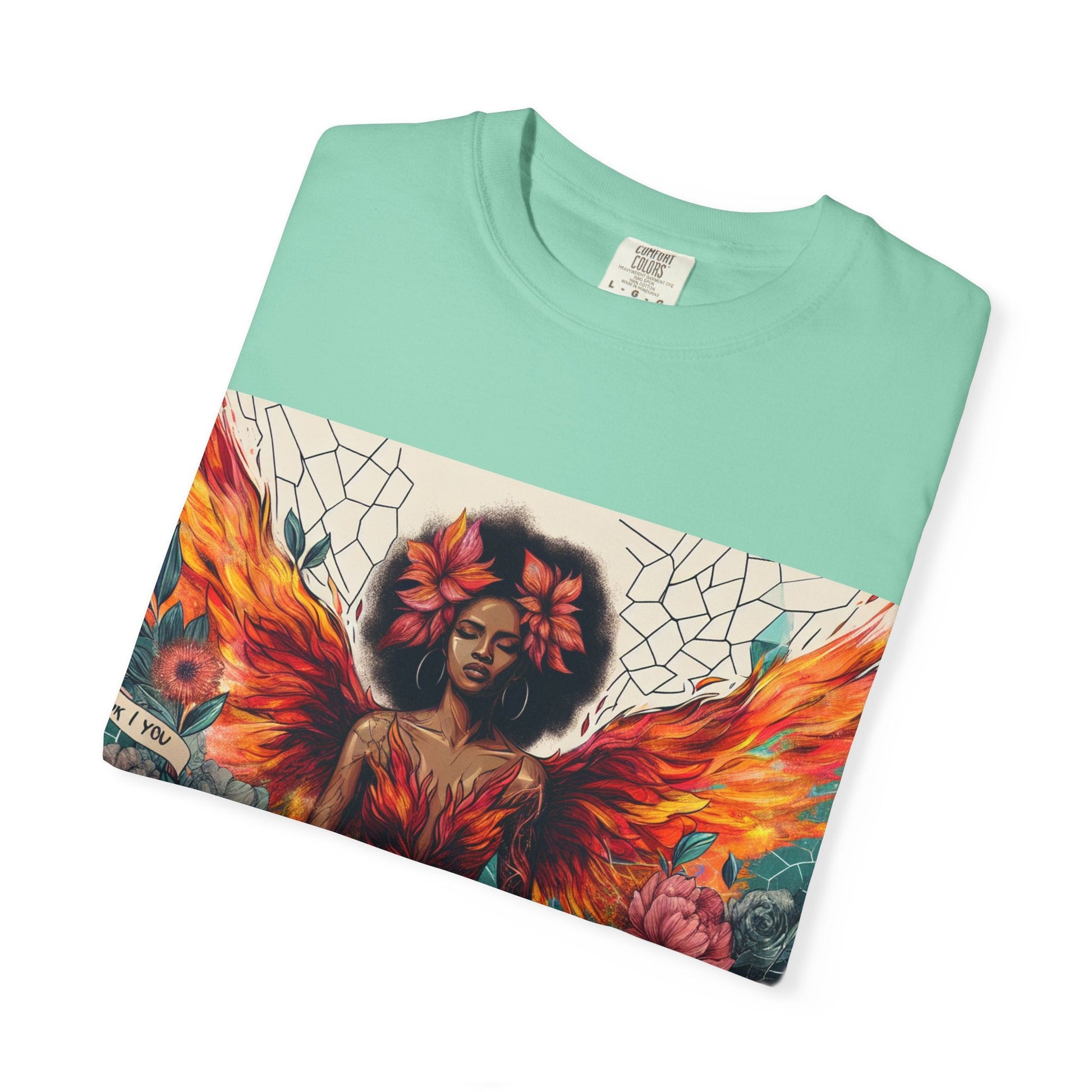 Vibrant Empowerment T-Shirt, Artistic Tee for Feminists, Gift for Her, Boho Style Shirt, Festival Apparel, Unisex Graphic T-Shirt Printify