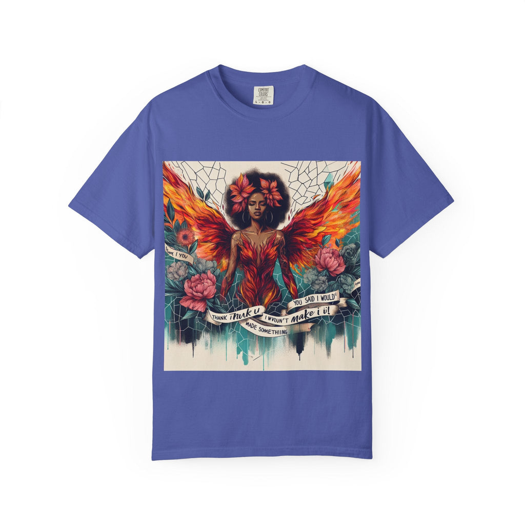 Vibrant Empowerment T-Shirt, Artistic Tee for Feminists, Gift for Her, Boho Style Shirt, Festival Apparel, Unisex Graphic T-Shirt Printify