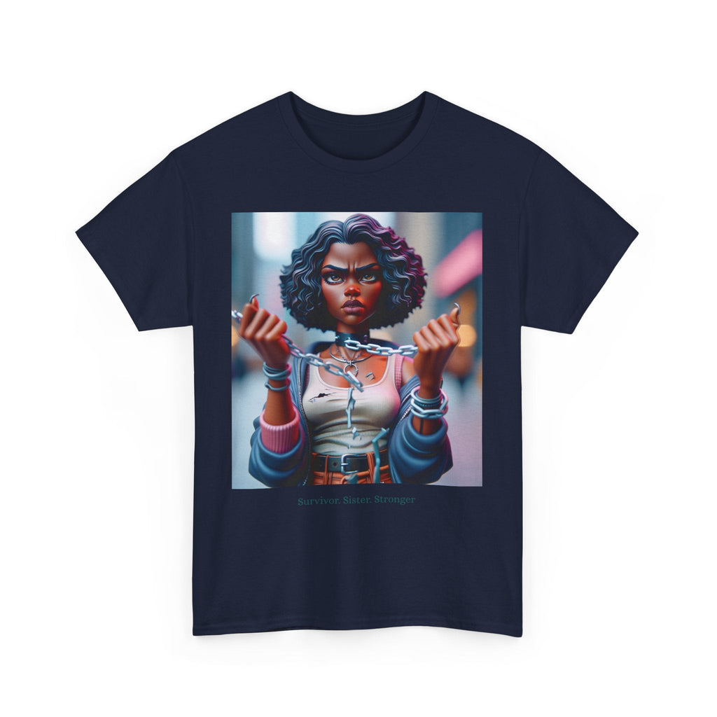 Unisex Cotton Graphic Tee, Empowering Art Shirt, Streetwear, Casual Apparel, Gift for Friends, Statement Fashion